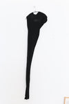 Marc le bihan shoulder strap tight short sleeve long skirt 2863 black
